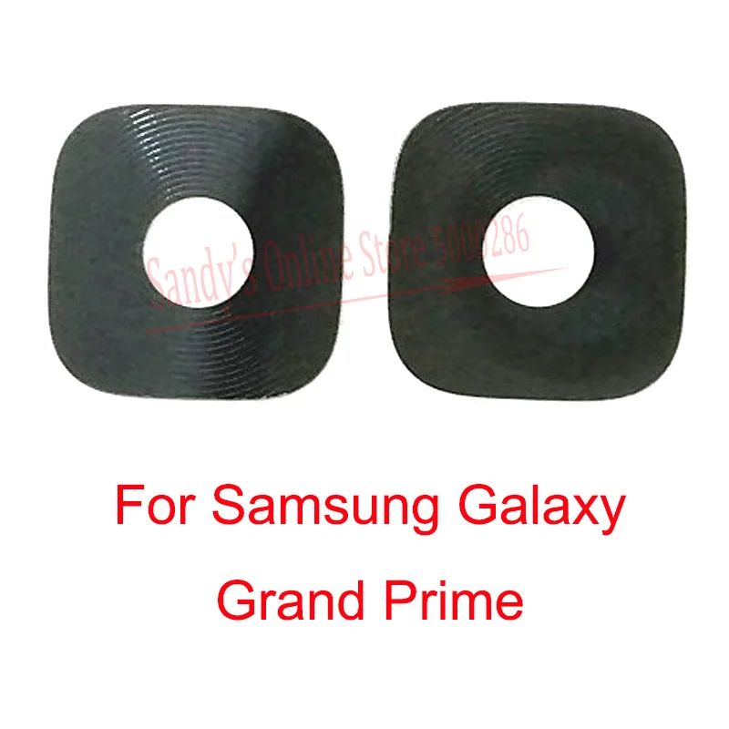 Стеклянный объектив задней камеры для Galaxy Grand Prime SM-G530 G530FZ G530H G530Y, стеклянная крышка для объектива большой камеры, 2 шт. Стеклянный объектив задней камеры для Galaxy Grand Prime SM-G530 G530FZ G530H G530Y, стеклянная крышка для объектива большой камеры, 2 шт.