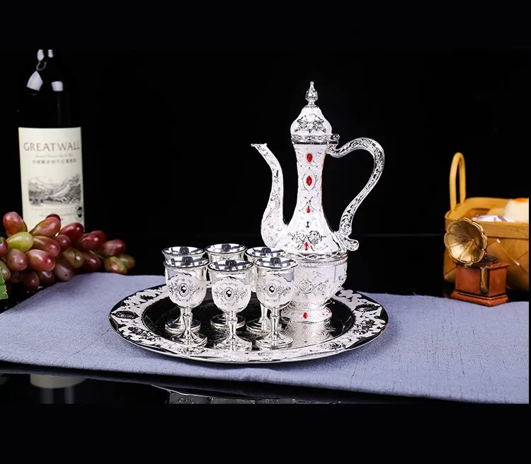 Русский Творческий водка вино бренди снифтеры Золотой Кубок с бедра фляги лоток гравировка рюмка стекло высокая духи барная посуда подарок