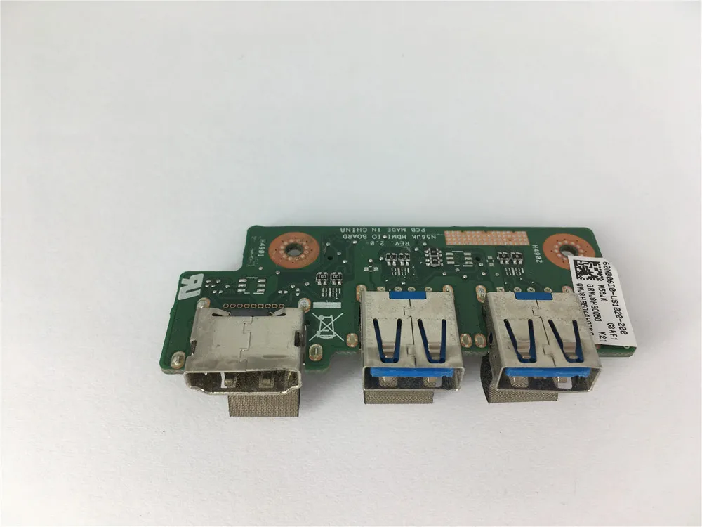 Оригинал для ASUS N56JK и HDMI Плата USB IO REV 2 0 60NB04Z0 US1020 200|Компьютерные кабели разъемы| |