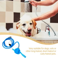 dog shower sprayer pet handheld grooming brush scrubber bathing massage tools