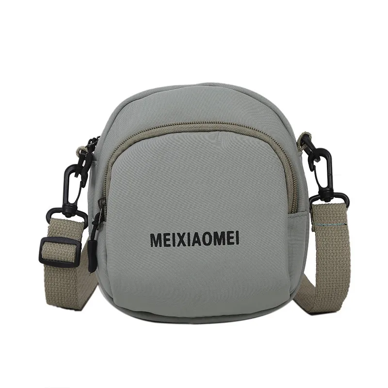 

Fashion Canvas Crossbody Bags for Women 2021 Casual Small Shoulder Bag Handbag Zipper Students Mini Messenger Bag Purse Flap