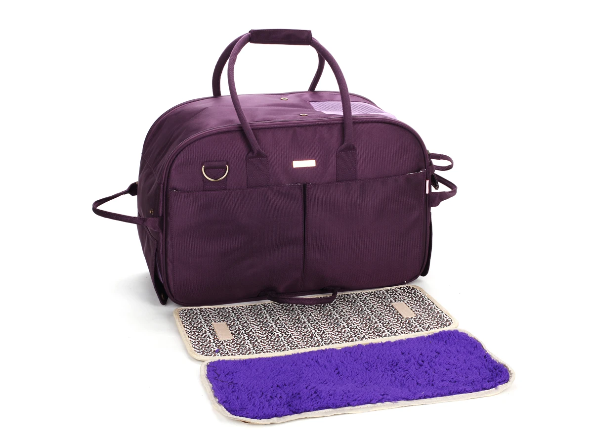 Purple Coarse Grain Double Bonded Polyester Canvas Pet Dogs 