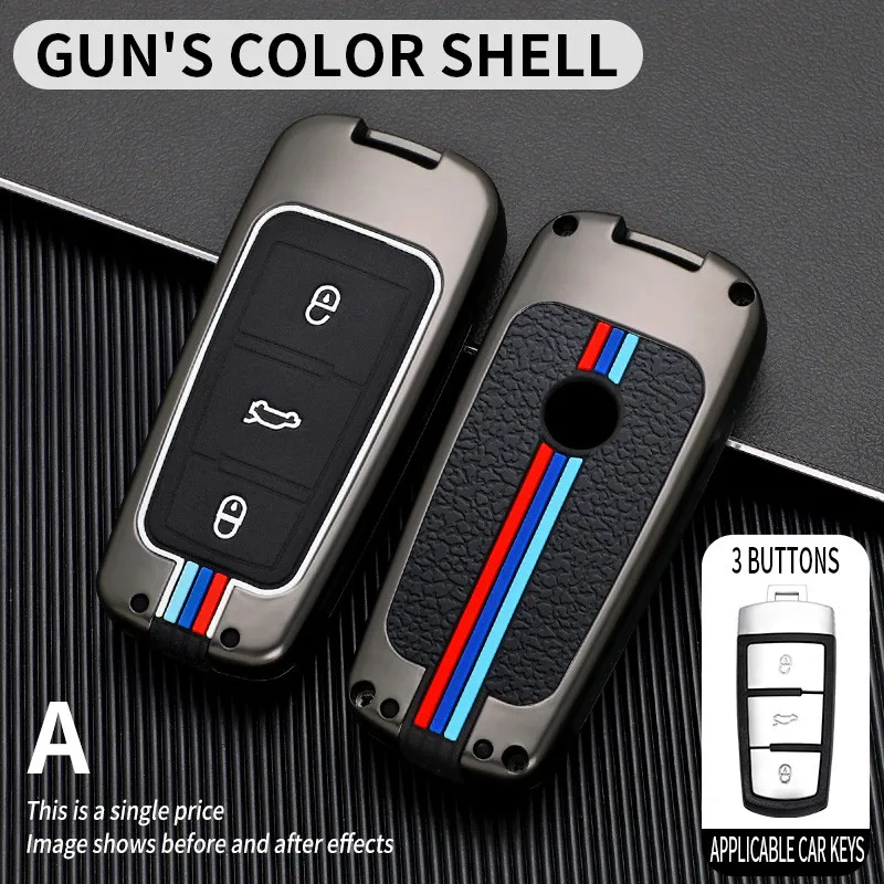 

Car Key Case Cover For Vw Volkswagen CC Passat CC b6 b7 Protection Key Shell Skin Bag Only case Accessories Car-Styling Keychain