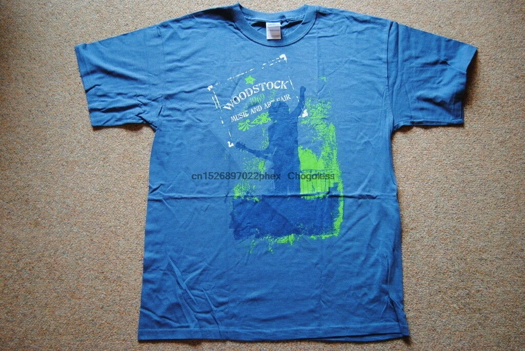 WOODSTOCK фестиваль 1969 музыка и художественная ярмарка футболка новый официальный