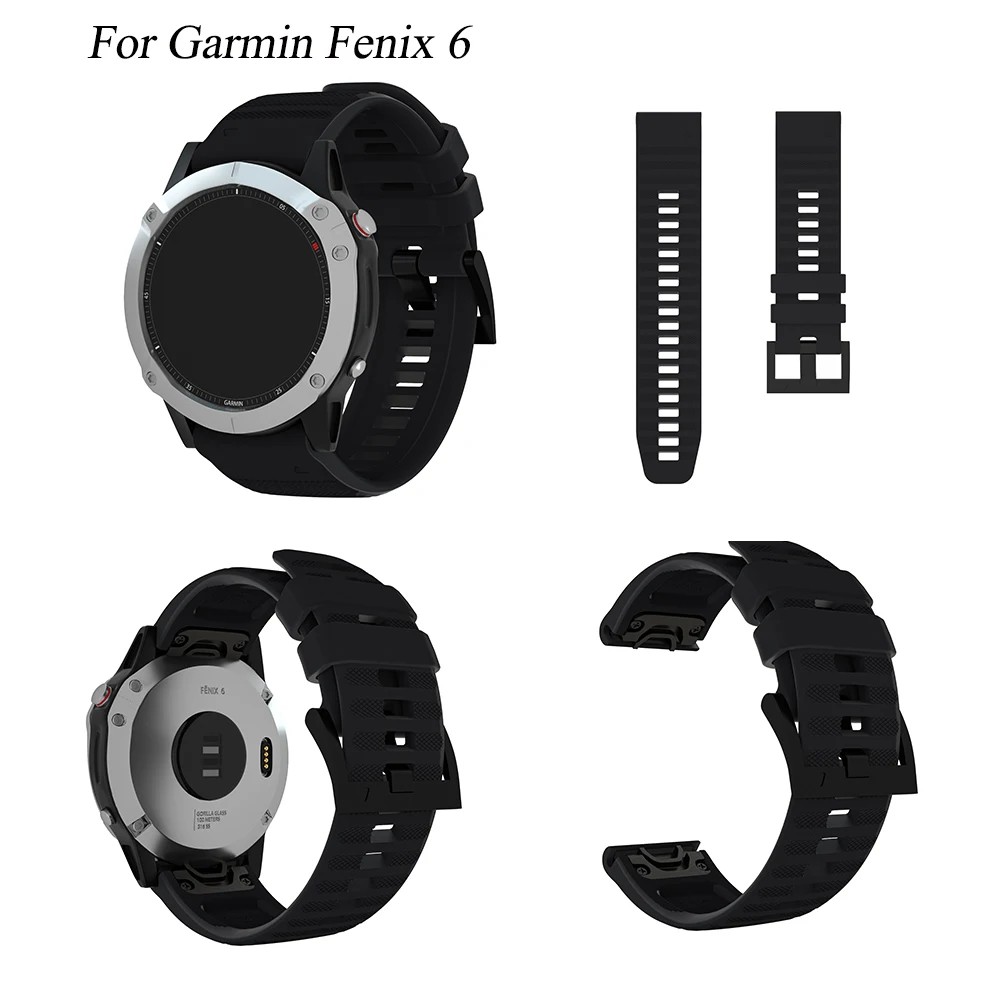 

Soft silicone Watch Band Strap For Garmin Fenix 5/6 Forerunner935 945 22mm Quick Fit Smart Bracelet Wristband Replacement Strap