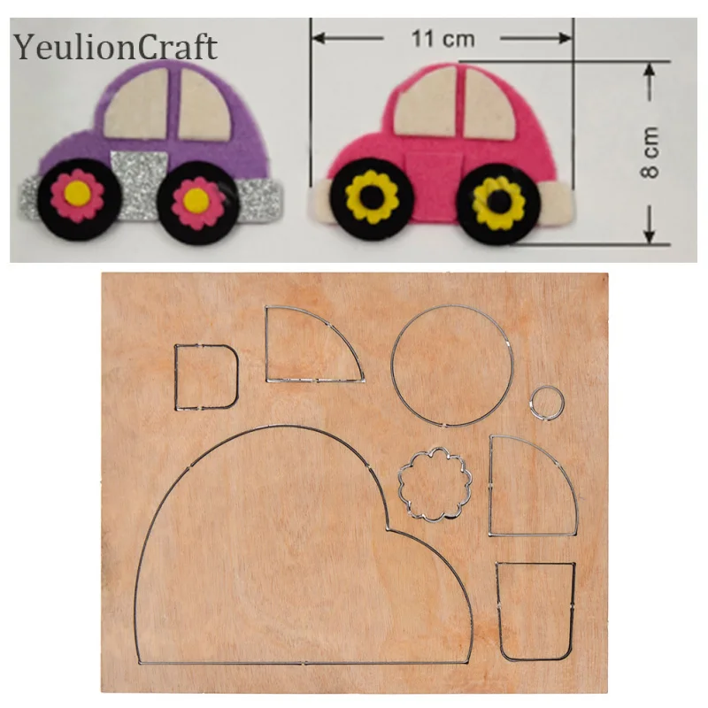 Пресс форма Chzimade в форме листьев и звезд металлическая Форма для высечки кожи