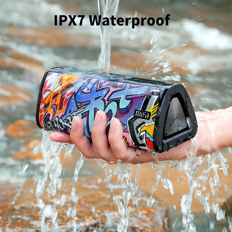 mifa A10+ Portable bluetooth speaker 360° Stereo Sound 20W  IPX7 waterproof wireless bluetooth 5.0 speaker 24-Hour Play time