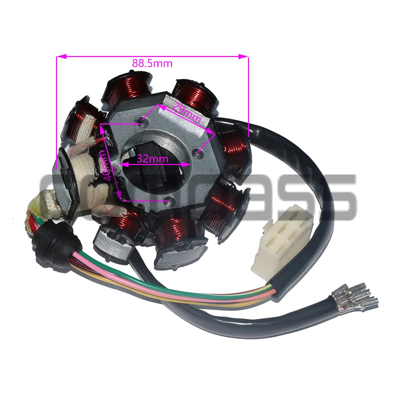 

High quality off-road motorcycle ATV ATV CG125-150CC engine 8-stage coil stator ignition coil 8-stage