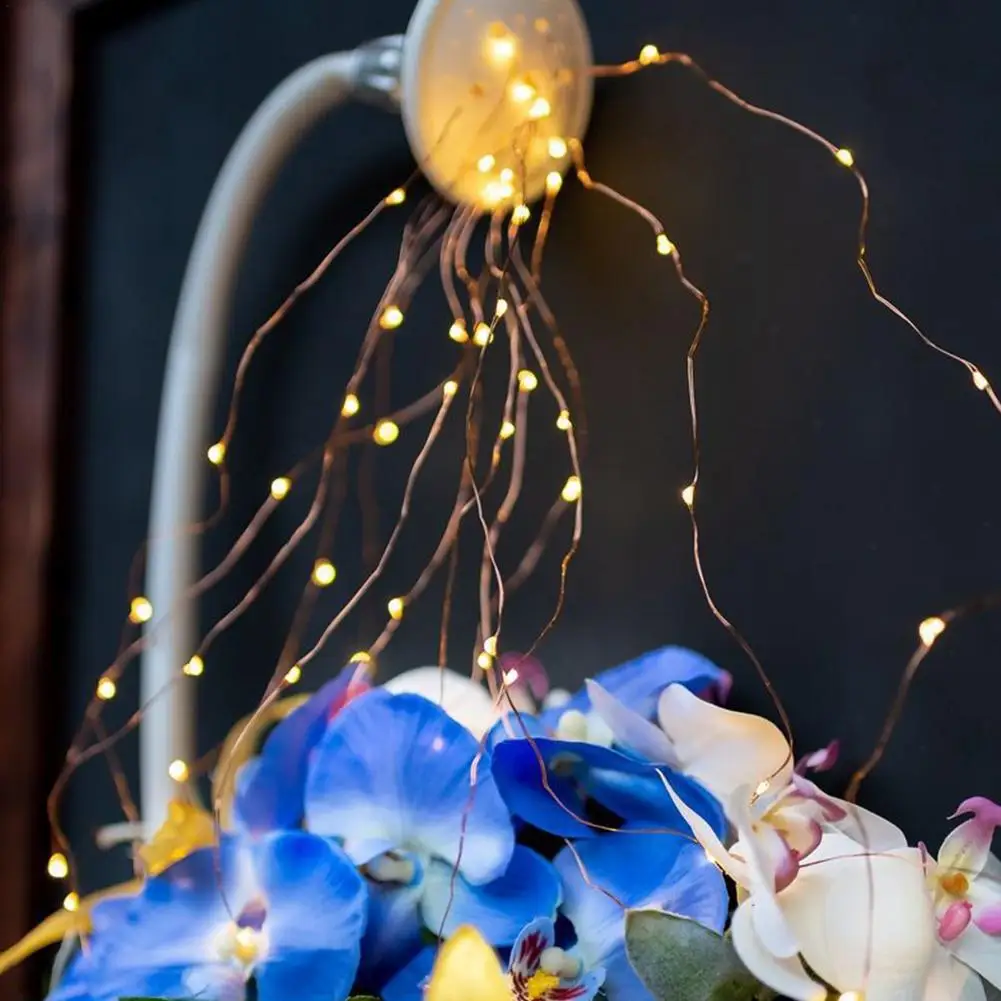 

Flower Wreath String Lights Waterproof String Lamp Garden Decor Garden Decoration Gardening Lighting