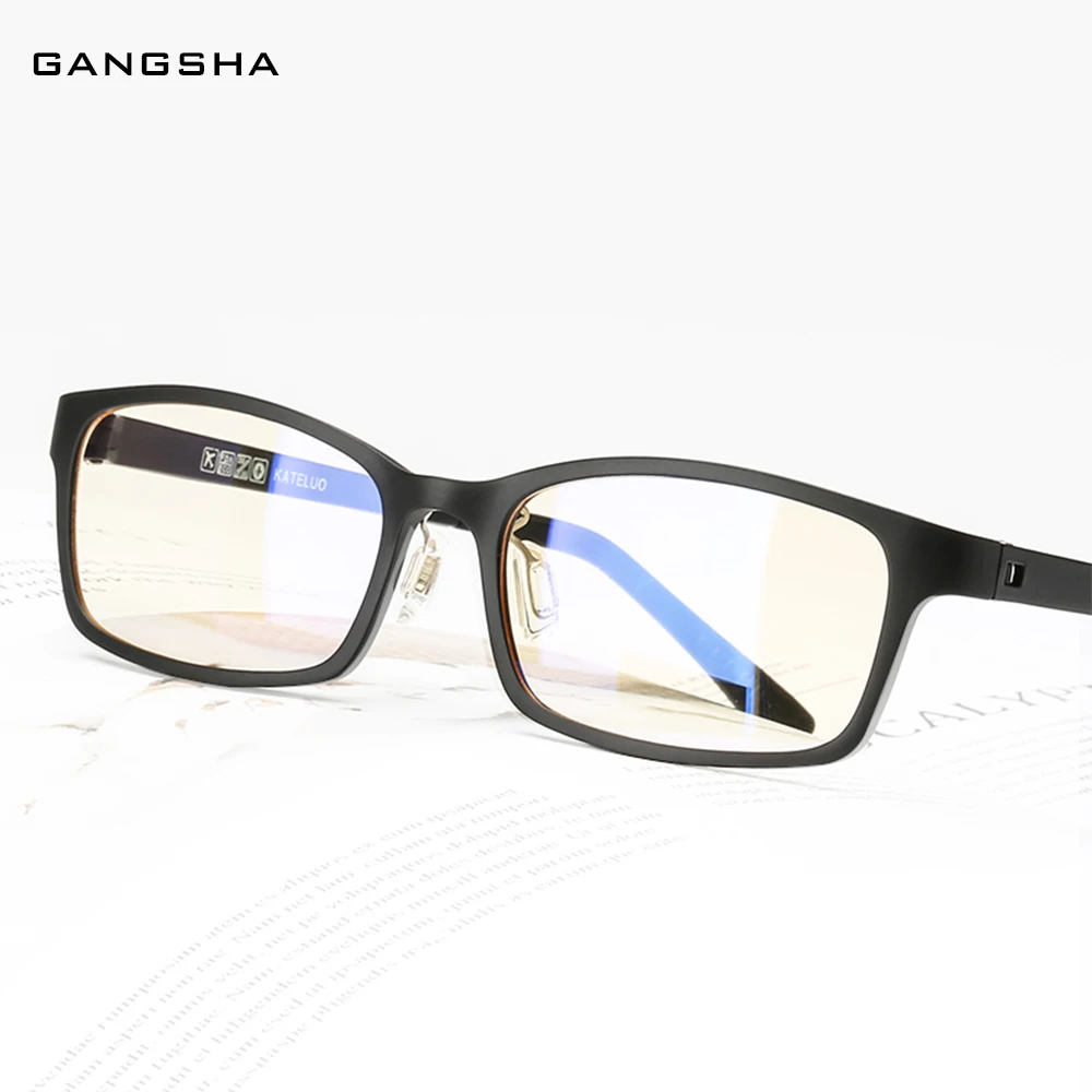 Оправа для очков компьютера гангша ультраквадратный оптический светильник