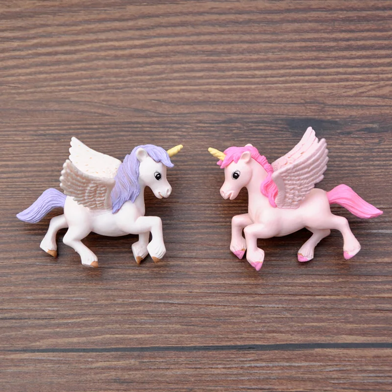 BAIUFOR 1PC Small Cute Horse Figures Fairy Animal Miniature Garden Figurine Cake Party Desk Decoration Toy &amp Gift | Дом и сад