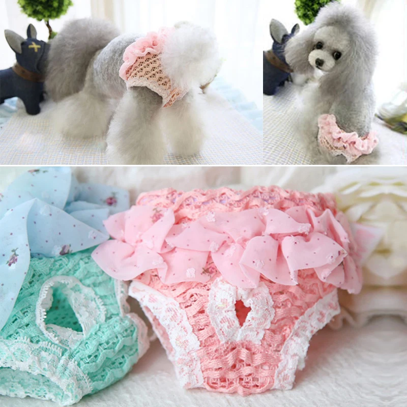 

1pcs New Pet Products Chiffon Denim Physiological Pants Ann Underpants Pet Dogs Cats Comfortable Breathable J8A1569