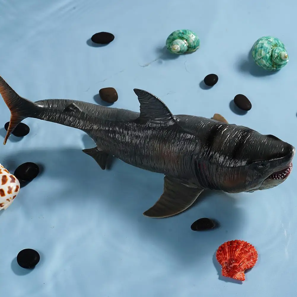 Морские животные Megalodon Beluga фигурки большой акулы экшн-фигурки голубая игрушка