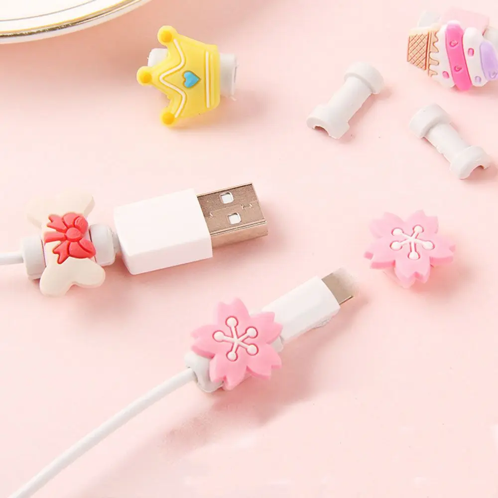 1 шт. силиконовый защитный чехол для кабеля USB | Электроника