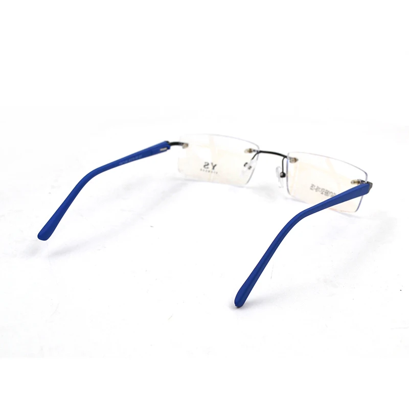 Прямоугольные Стеклянные очки без оправы для мужчин и женщин прозрачные