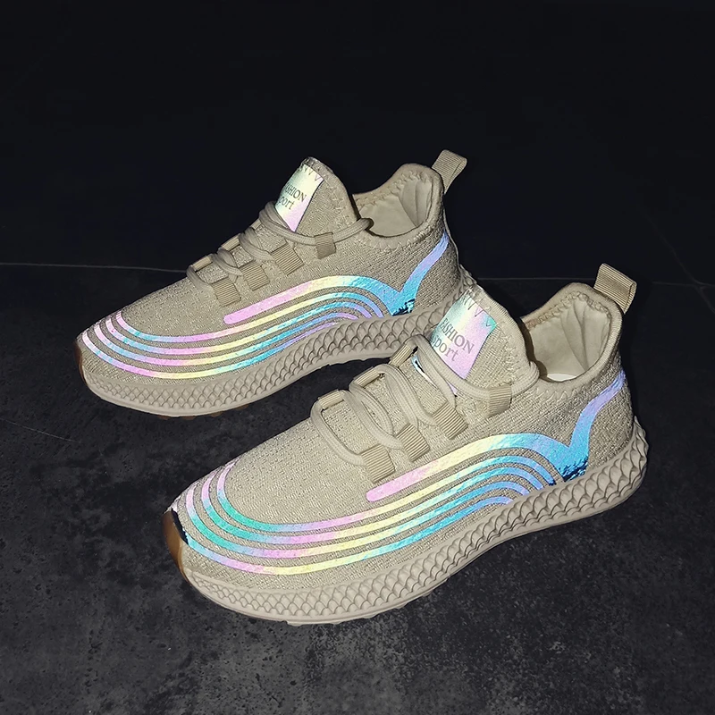 Модные женские легкие кроссовки обувь для бега уличная спортивная с дышащей