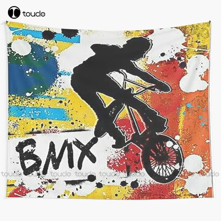 Настенный художественный гобелен Bmx в стиле хип-хоп настенное украшение для