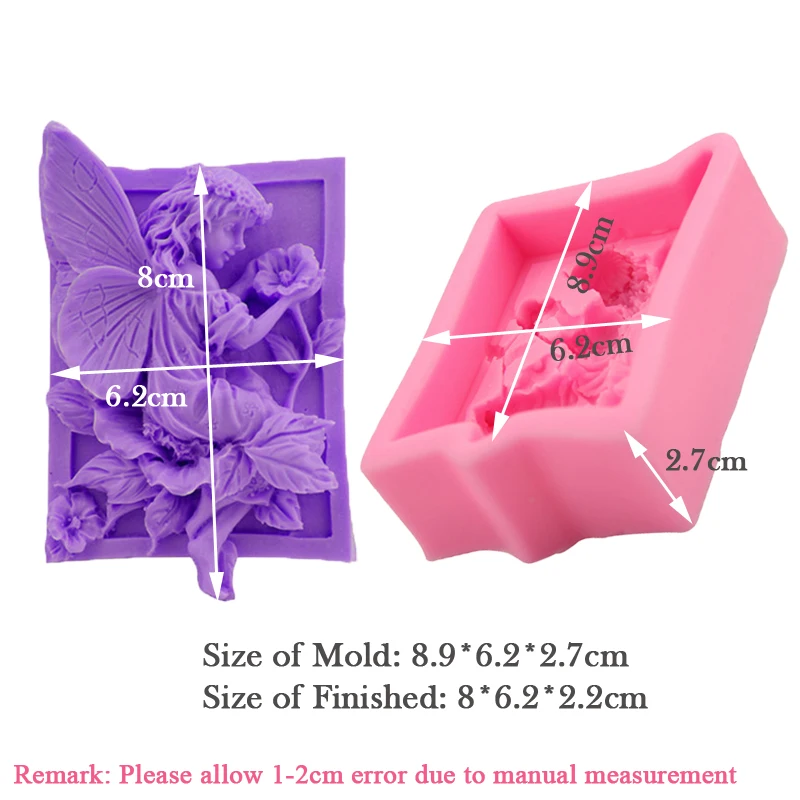 Силиконовая форма для мыла ангельская девушка изготовления помадки силиконовая