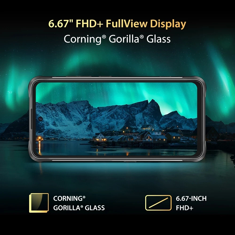 UMIDIGI Зубр GT 8 ГБ + 128 глобальная версия смартфона Водонепроницаемый IP68/IP69K прочный