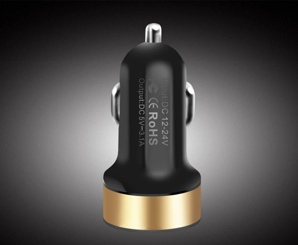 3.1A 5V двойной зарядное устройство USB с Отображение напряжения на светодиодном дисплее/текущий дисплей мобильного телефона автомобильное зарядное устройство для смартфона/планшета