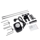 Уличный автоматический гриль для барбекю, электрический гриль для барбекю, вращающийся двигатель, металлический стержень, древесный уголь, свинка, курица, говядина, инструменты для готовки на природе-Us Pl