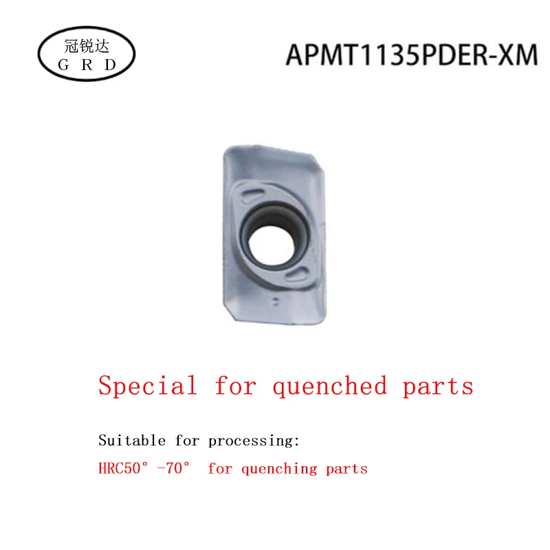 Высококачественные вставки APMT1135 APMT1604 для закалки чугуна APMT1135PDER APMT1604PDER XM H2 M2 blade HRC