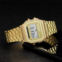 luxury womens rose gold silicone watches women fashion led digital clock casual ladies electronic watch reloj mujer 2021
