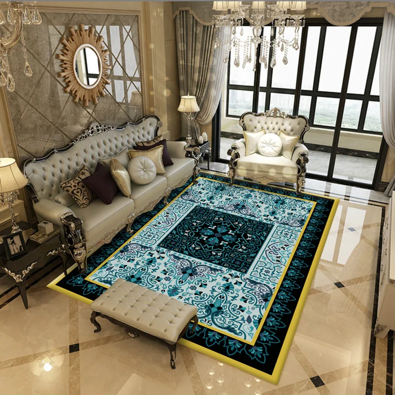 Новый красивый персидский ковер с геометрическим принтом для гостиной спальни