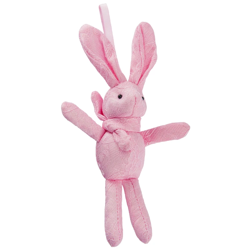 Креативный милый кролик из кремового кружева кукла с животным девочка детская