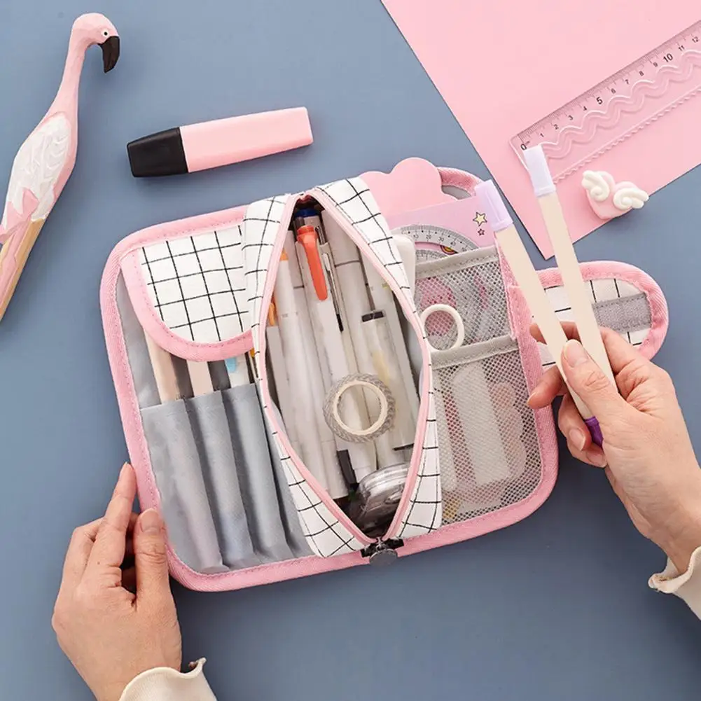 

Новый супер чехол для карандашей Kawaii, Большой Вместительный чехол для карандашей, школьный чехол для ручек, принадлежности, сумка для каран...