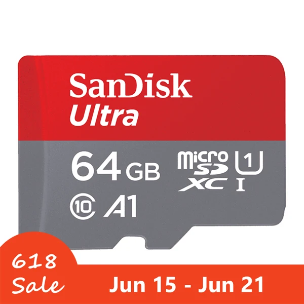 Sandisk Ultra Micro SD 128GB 32GB 64GB 200GB 256GB 16GB Card SD/TF Flash Memory MicroSD for Phone | Компьютеры и офис