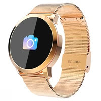 new color screen bluetooth smart watch stainless steel waterproof wearable device smartwatch wristwatch menwomen fitness tracker