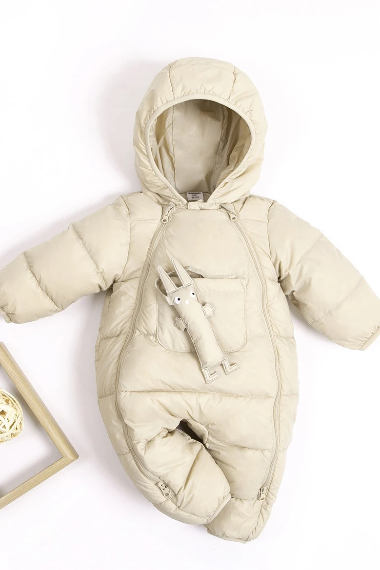 

Baby down Jumpsuit Boys and girls out climbing clothes