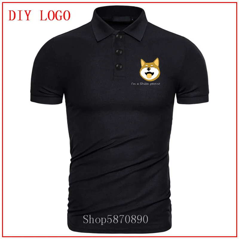 Мужская футболка поло с принтом shaba повседневная хлопковая Футболка для