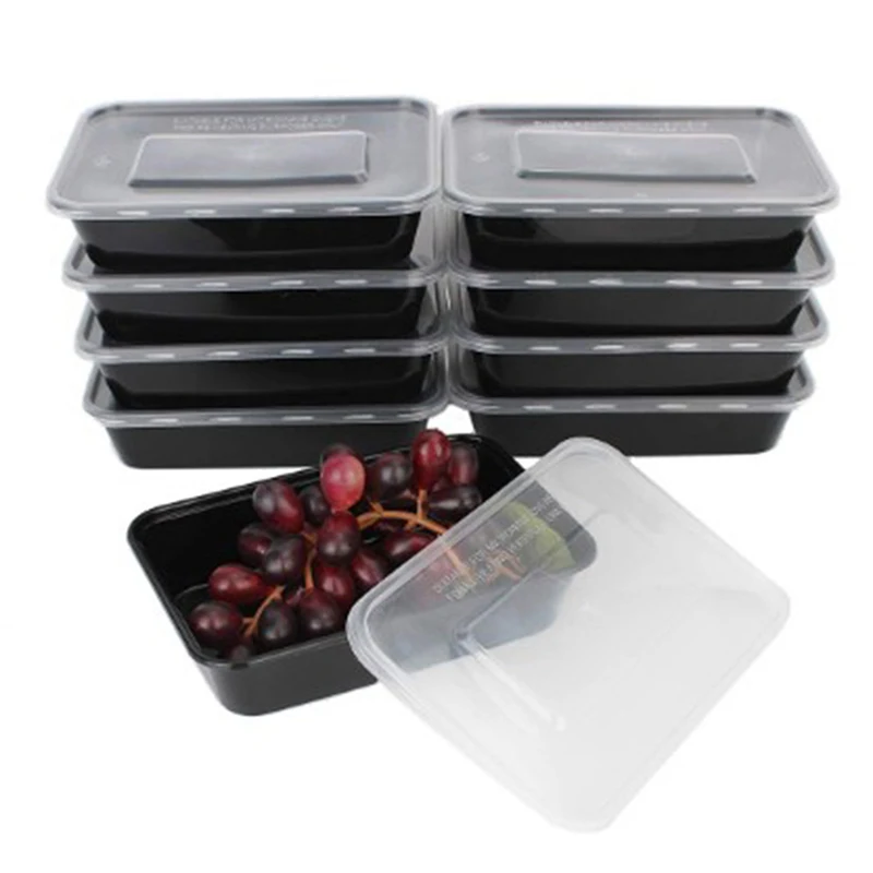 

10 шт., контейнеры для хранения еды, многоразовые коробки для ланча Bento Box