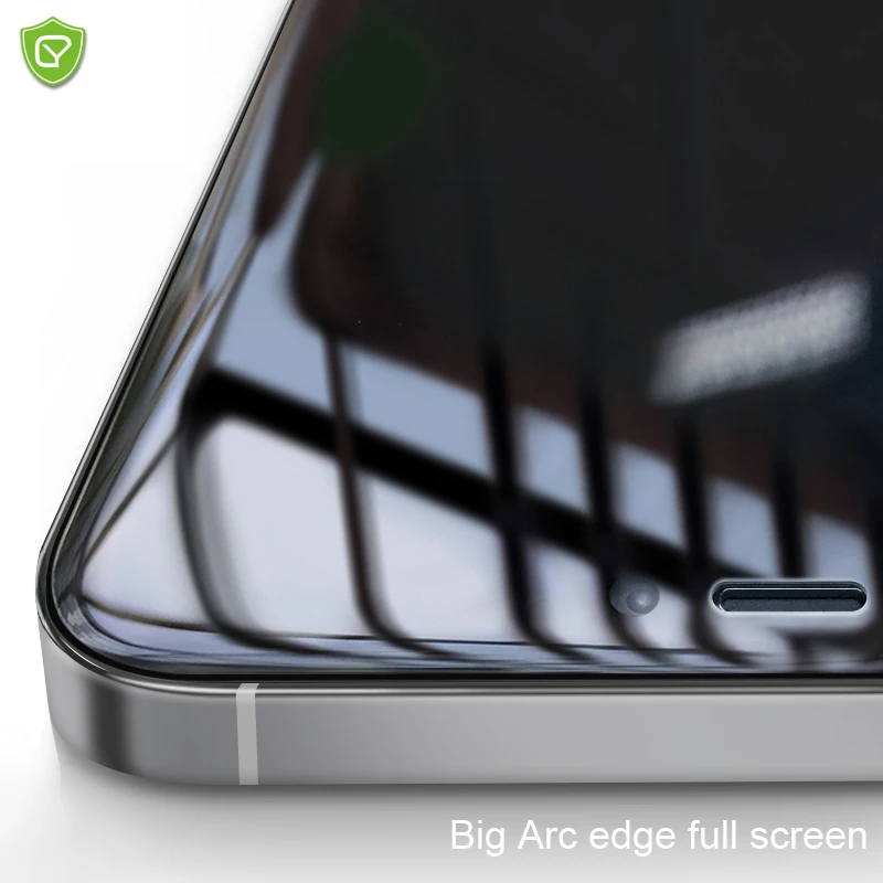 Премиум 2.5D большое дуговое стекло для iphone 12 Pro Max защита экрана покрытие