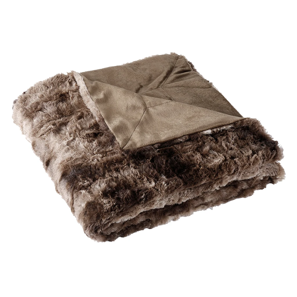 Brown 150x200 см, одеяло из искусственного меха, флисовое, машинная стирка, легкое, переносное, мягкое, одеяло для дома, офиса, кресла, самолет - Цвет: Brown