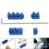 4pcs5pcs chain glue tabs with l sticks car dent repair tools kit for dent puller dent lifter
