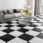 Водостойкие наклейки для туалета, самоклеящиеся наклейки для пола