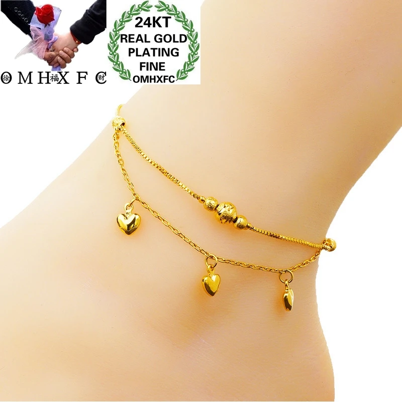 

OMHXFC JB03 ювелирные изделия оптом Европейская мода Изящные женские вечерние подарок на день рождения и свадьбу двухслойные сердечки счастлив...