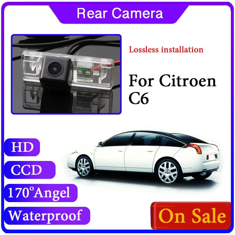 

Водонепроницаемая Автомобильная камера заднего вида для Citroen C6 2005 ~ 2012