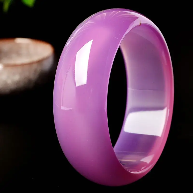 Бутик Гибискус нефрит meel плюс широкий браслет натуральная пудра прозрачный