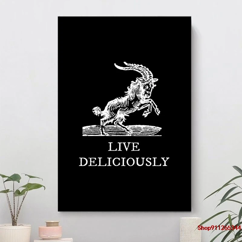 Live восхитительно плакат Художественная печать на холсте маслом стены фотографии