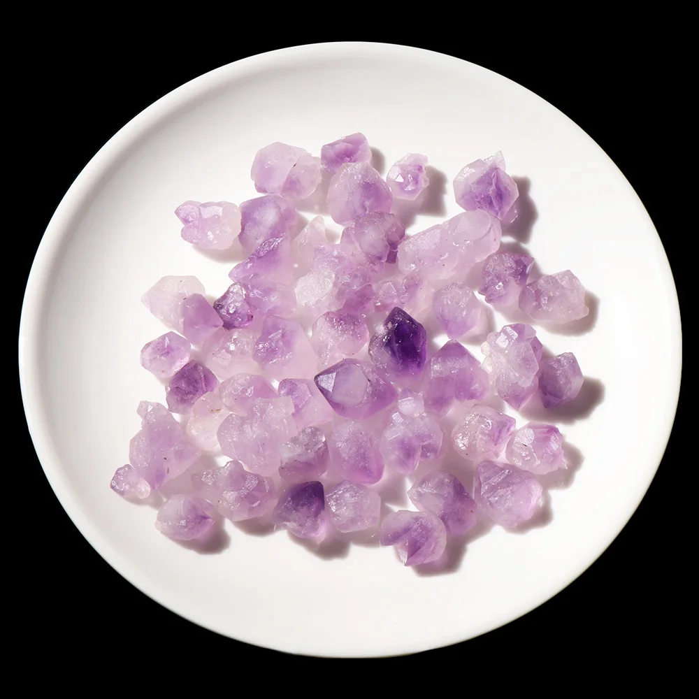 DIY ювелирные аксессуары фиолетовый гравий бак украшение лечебный камень