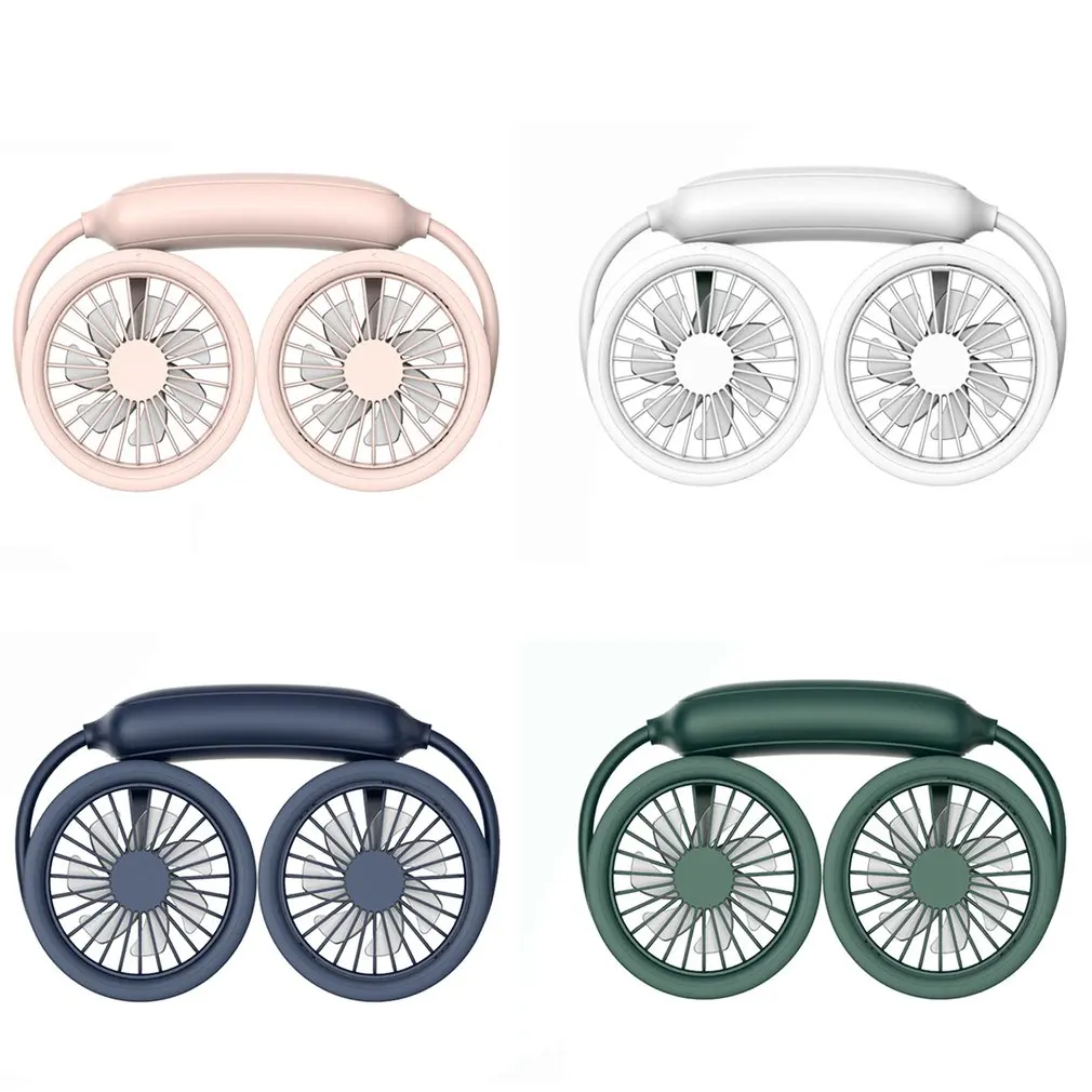 

WS36S Multifunctional Hanging Neck Fan USB Charging Mini Hanging Neck Leafless Fan Outdoor Sports Fan Air Cooler