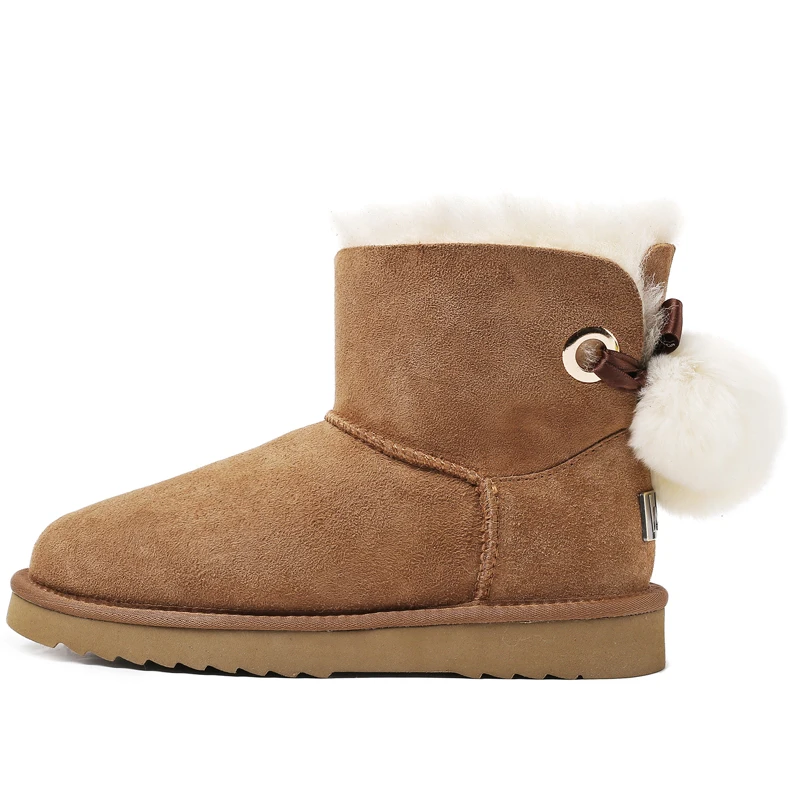 Новинка Стильные зимние ботинки из натуральной кожи с подкладкой 100% шерсти