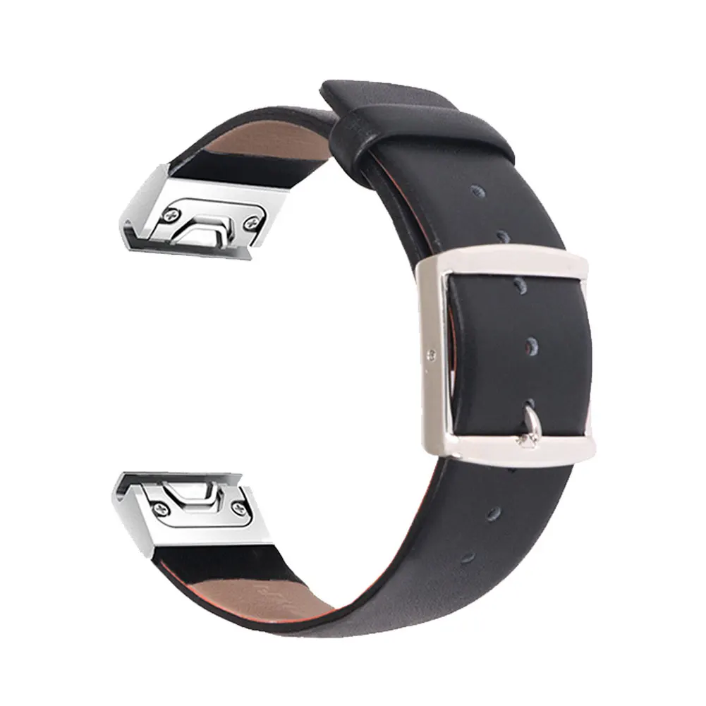 

PU Leather Watchband For Garmin Quatix 5 Approach S60 Belt Quick Release Watch Band For Garmin forerunner 945 935 Bracelet Strap