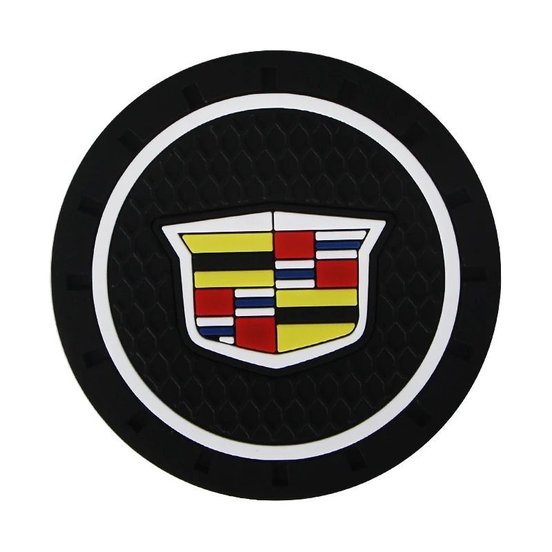 

1pcs Car Cup Holder Coaster Non slip Pad Mat Interior Decoration For Cadillac SRX BLS Deville XTS DTS ATS STS SLS XT5 CT4 CT5
