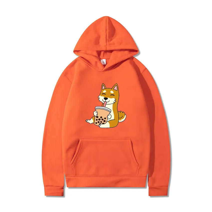 

original fashion brand cartoon print round neck men and women long sleeve hip-hop hip-hop couple costume
