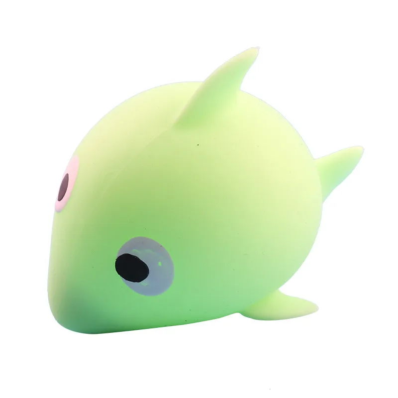 

25ml 1pc Press Dolphin Anxiety Relief Toys Pinching To Release Stress Squishi Slow Rising Stress Relief Squeeze Toys For Baby